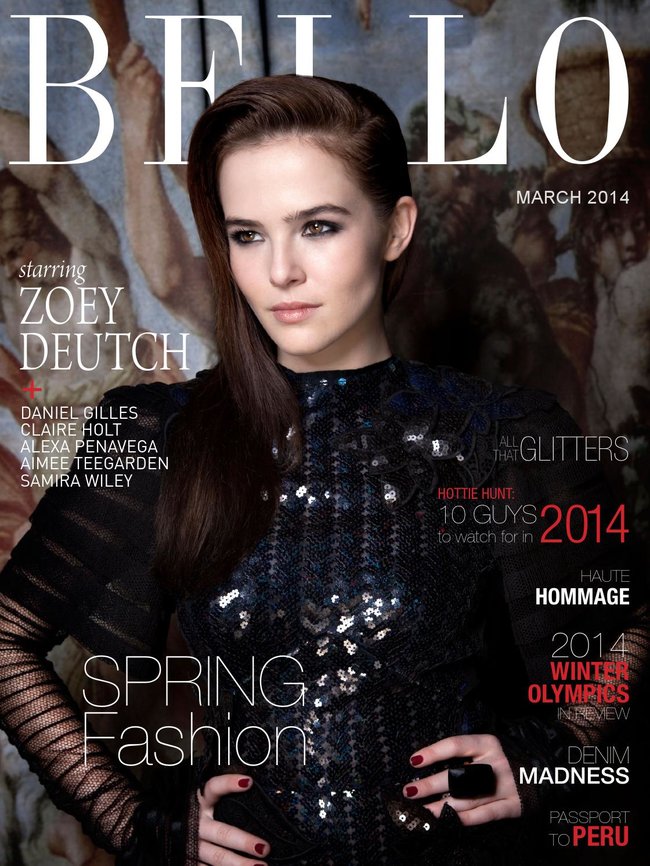 Зои Дойч: юная актриса на обложке мартовского «Bello Magazine»: zoey-deutch-bello-magazine--06_Starbeat.ru